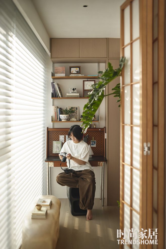 ²全屋打通采光翻倍不要太舒服～J9国际网站南京夫妻俩的93m(图5)
