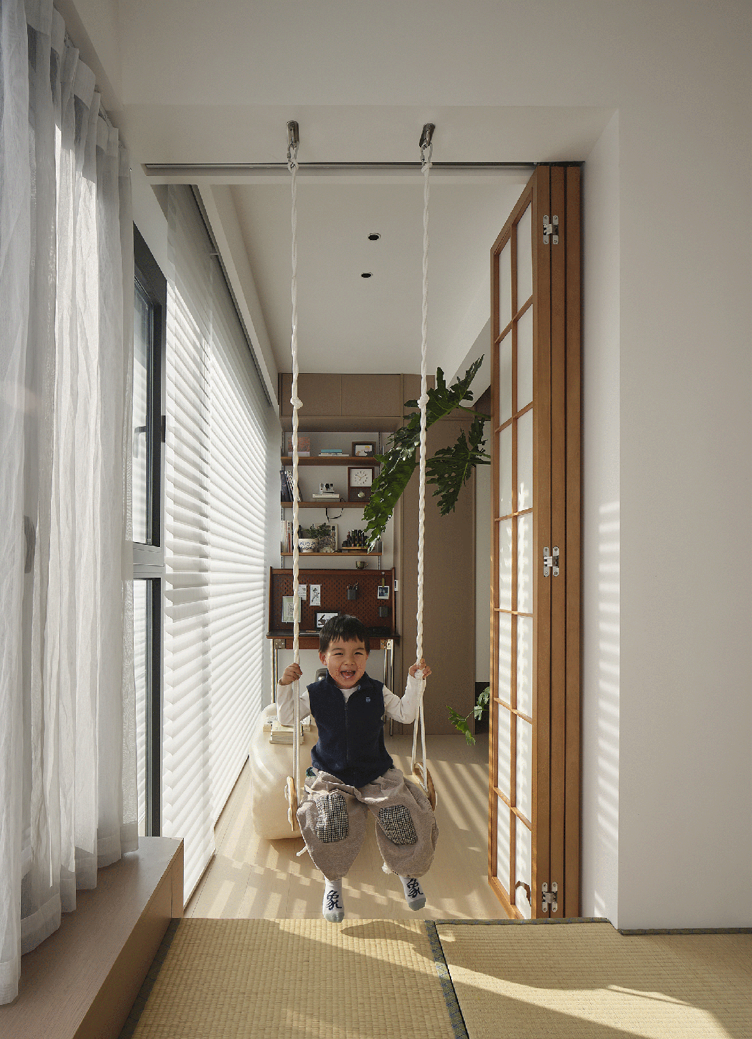 ²全屋打通采光翻倍不要太舒服～J9国际网站南京夫妻俩的93m(图10)