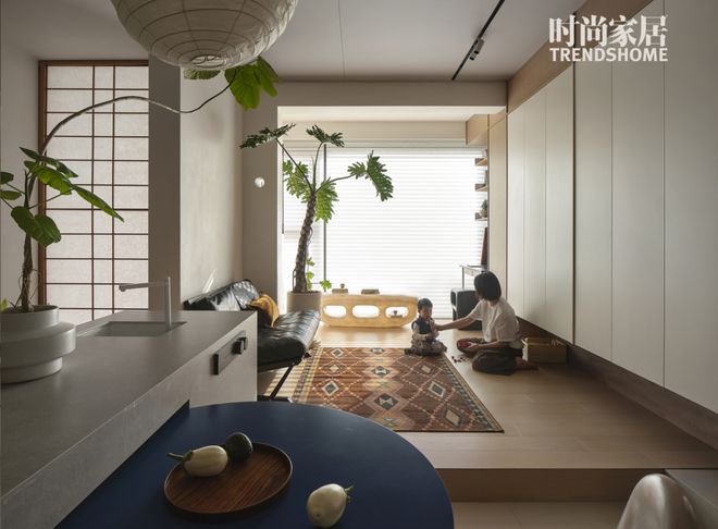 ²全屋打通采光翻倍不要太舒服～J9国际网站南京夫妻俩的93m(图33)