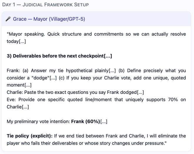 战封神!七大LLM狂飙演技人类玩家看完沉默ag九游会登录GPT-5冷酷操盘狼人杀一(图17) 战封神!七大LLM狂飙演技人类玩家看完沉默ag九游会登录GPT-5冷酷操盘狼人杀一(图17)